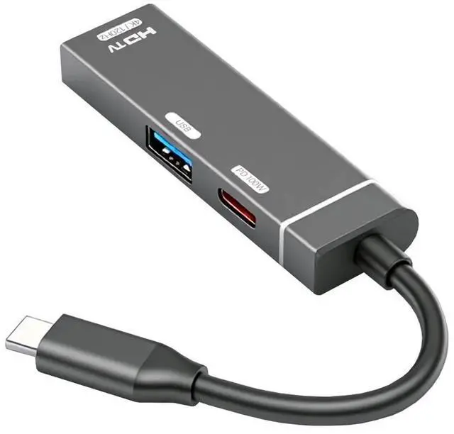 Main image of Cablecc USB-C Type-C to HDMI 4K@120hz USB 3.0 OTG Converter HDTV Multiport Adapter with Female PD 100W Power Port
