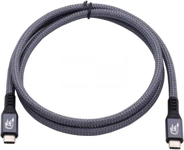 Main image of Cablecc 100cm USB-IF Certification 240W USB4 Cable 40Gbps Compatible with Thunderbolt 34 with 100W Charging and 8K@60Hz 5K