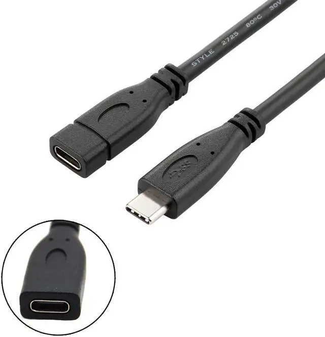 Main image of KAIBOXIXI USB-C USB 3.1 Type C Male to Female Extension Data Cable for Laptop & Macbook Tablet Mobile Phone 1m