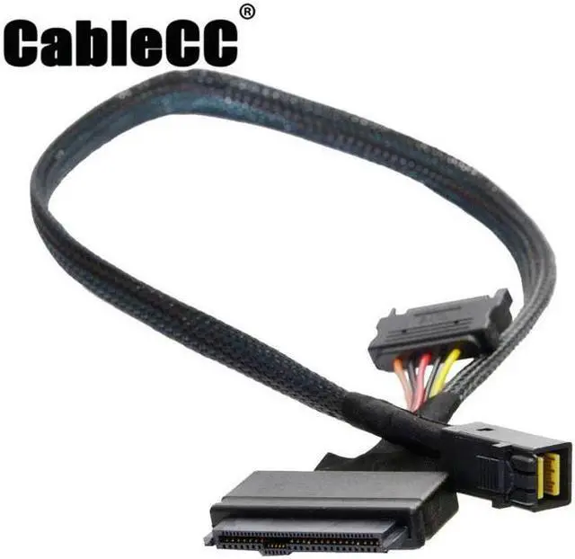 Main image of Cablecc  U.2 U2 SFF-8639 NVME PCIe SSD Cable for Mainboard Intel SSD 750 p3600 p3700 M.2 SFF-8643 Mini SAS HD