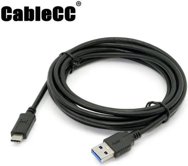 Main image of Cablecc 10ft 3m USB 3.0 3.1 Type C Male Connector to Standard Type A Male Data Cable for Nokia N1 Tablet &Mobile Phone UC-199-BK-3.0M