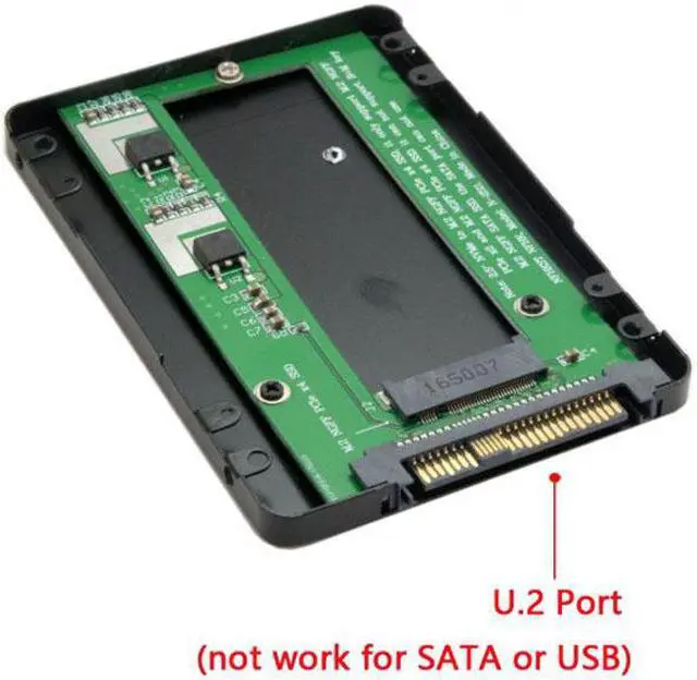 Alt view image 7 of 7 - Chenyang Cable SFF-8639 NVME U.2 to NGFF M.2 M-key PCIe SSD Case Enclosure for Mainboard Replace Intel SSD 750 p3600 p3700