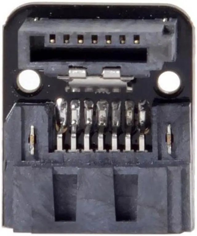 Alt view image 4 of 7 - Chenyang SA-017-DN SATA 7Pin Female to 7pin Male 90 Degree Down Angled Adapter Mainboard Motherboard for Desktops SSD HDD