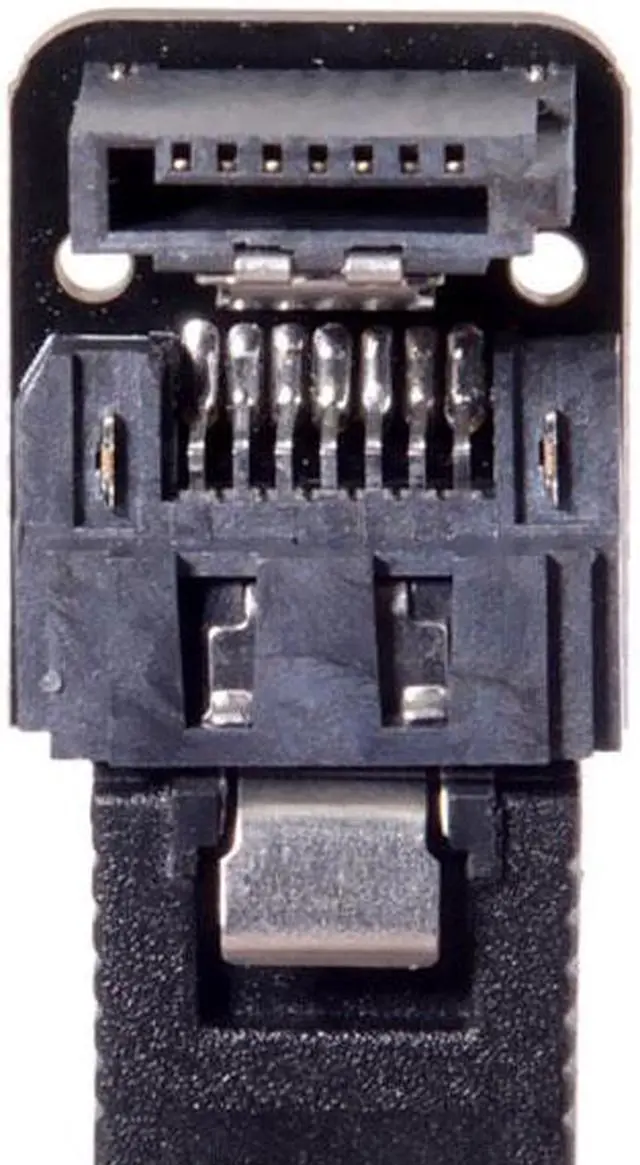 Alt view image 6 of 7 - Chenyang SA-017-DN SATA 7Pin Female to 7pin Male 90 Degree Down Angled Adapter Mainboard Motherboard for Desktops SSD HDD