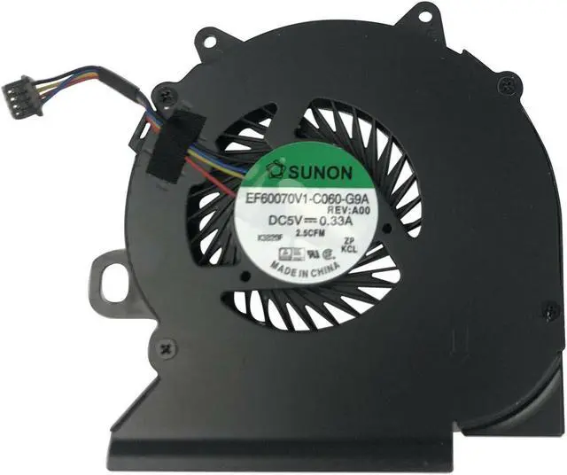 Alt view image 3 of 5 - Cpu cooling fan for Dell Latitude E6330 E6430S 09VGM7 9VGM7EF60070V1-C060-G9A
