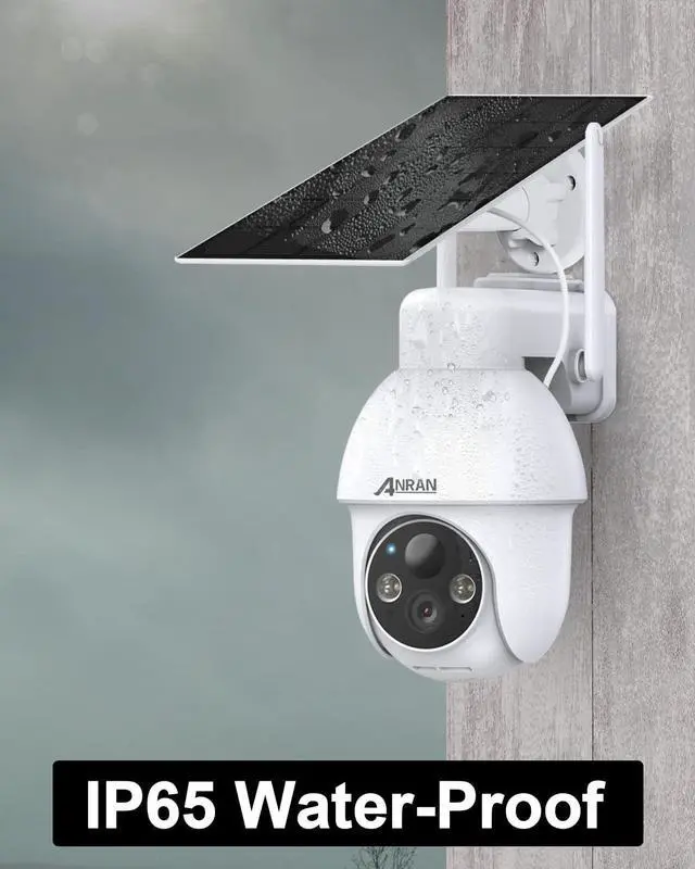 Alt view image 5 of 5 - Security Cameras Indoor/Outdoor - 2k Solar Security Camera,Color Night Vision,360°Surveillance,IP65 Waterproof, 2 Way Talk, Human&Vehicle Detection, Q3 2 Packs