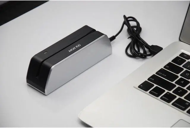 Alt view image 2 of 3 - Deftun MSR-X6 Smallest Magnetic Stripe Encoder Mini Credit Card Reader Writer 3 Tracks MSR206