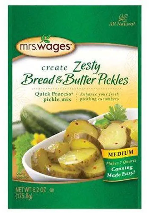 Main image of Mrs. Zesty Bread & Butter Pickle Mix 6.2 oz