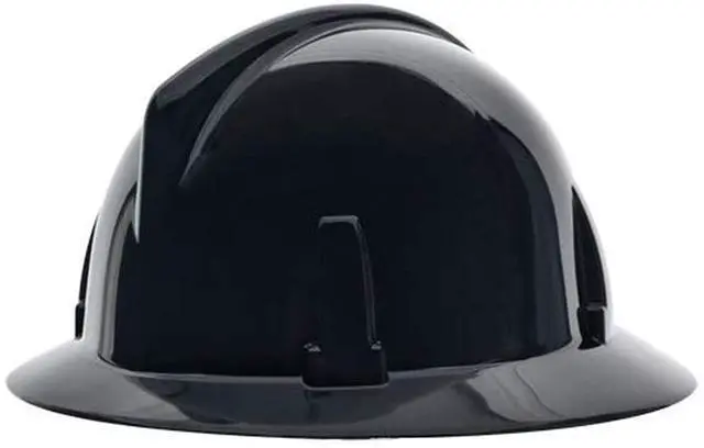 Main image of MSA Topgard 475394 Full Brim Hard Hat Black