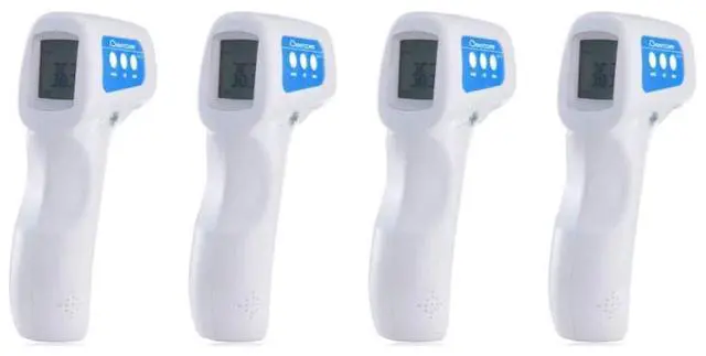 Main image of Berrcom Infrared Forehead Thermometer 4-Pack, FDA/CE