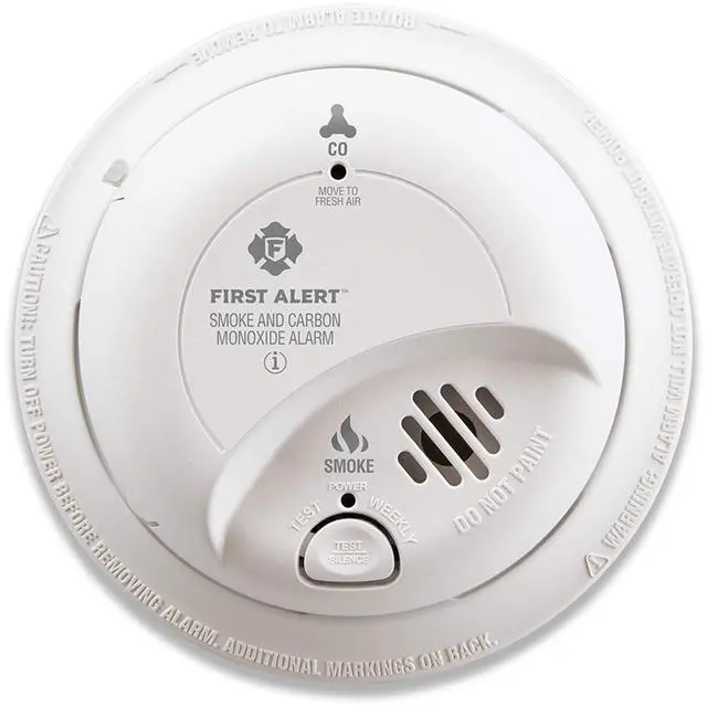 Main image of 1044369 Hardwired Smoke & CO Alarm, 10-Year Battery