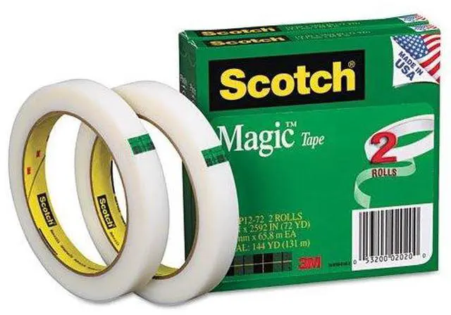 Main image of Scotch Magic Tape 810-2P12-72 1/2" x 2592" 2-Pack