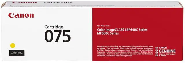 Main image of Canon 075 Yellow Toner Cartridge 636