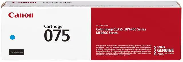 Main image of Canon 075 Cyan Toner Cartridge 6364C