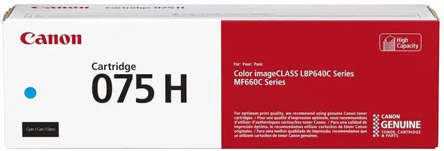 Main image of Canon 075H Cyan Toner Cartridge 636 High Capacity