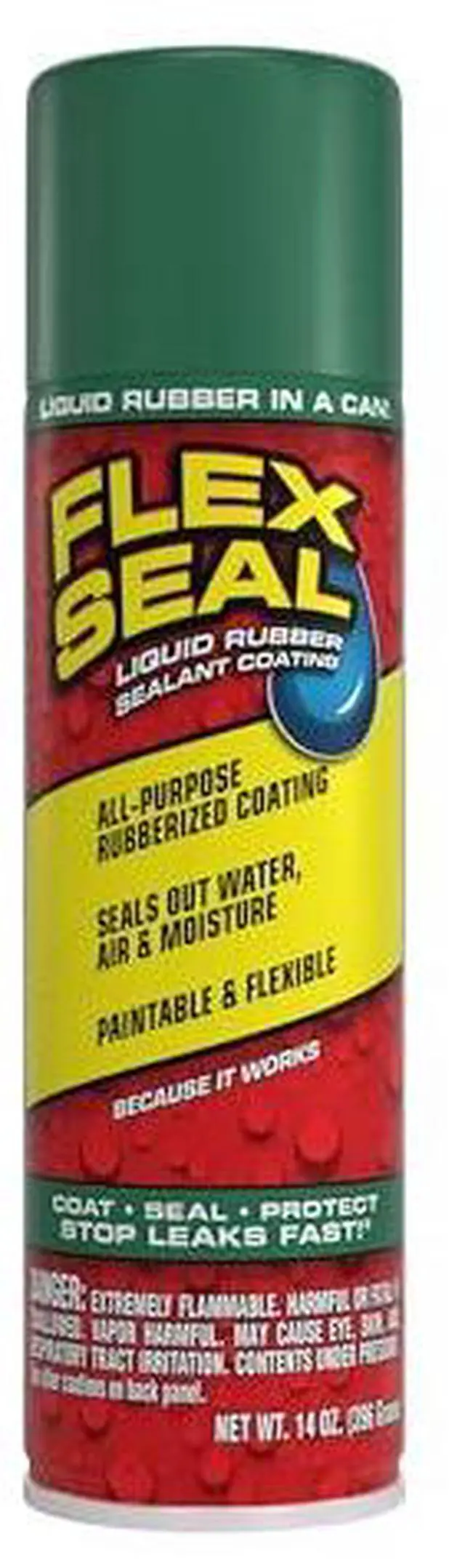 Main image of Flex Seal Green Rubber Sealant 14oz