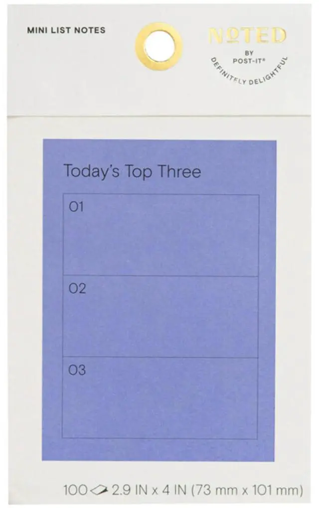 Main image of 3M Post-it Mini List Notes NT