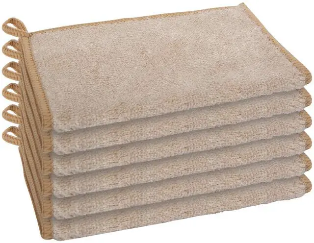 Main image of Oggi Bambou Kitchen Washcloths 6-Pack 7x9