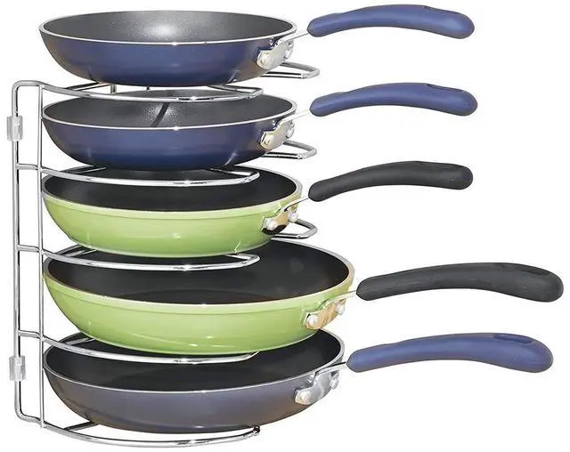 Main image of InterDesign Classico Skillet Organizer, Chrome