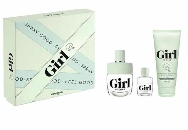 Main image of Rochas Girl EDT Set 3.4 oz + Shower Gel