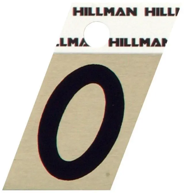 Main image of Hillman Aluminum Angle-Cut Letter O 840522 1.5-Inch