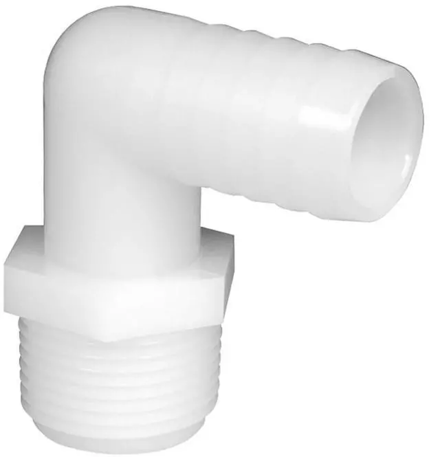Main image of Watts Green Leaf Nylon Elbow 3/8" MPT x 1/2" Barb