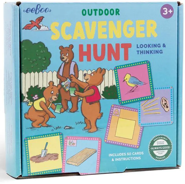 Main image of eeBoo Scavenger Hunt Outdoors Game, Ages 3+
