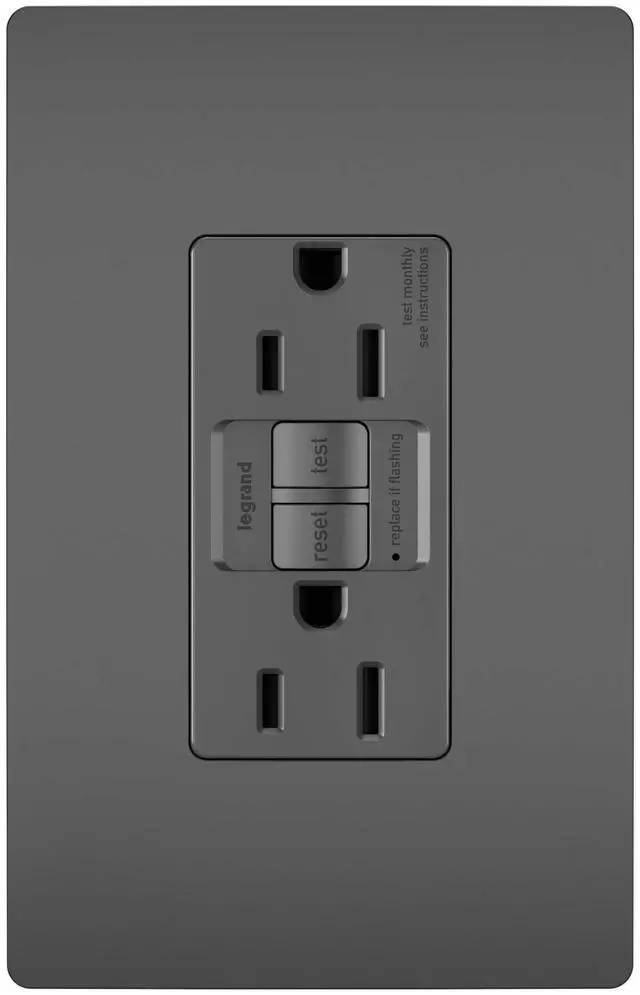 Main image of Legrand Pass & Seymour 1597-TRBK GFCI Duplex Receptacle