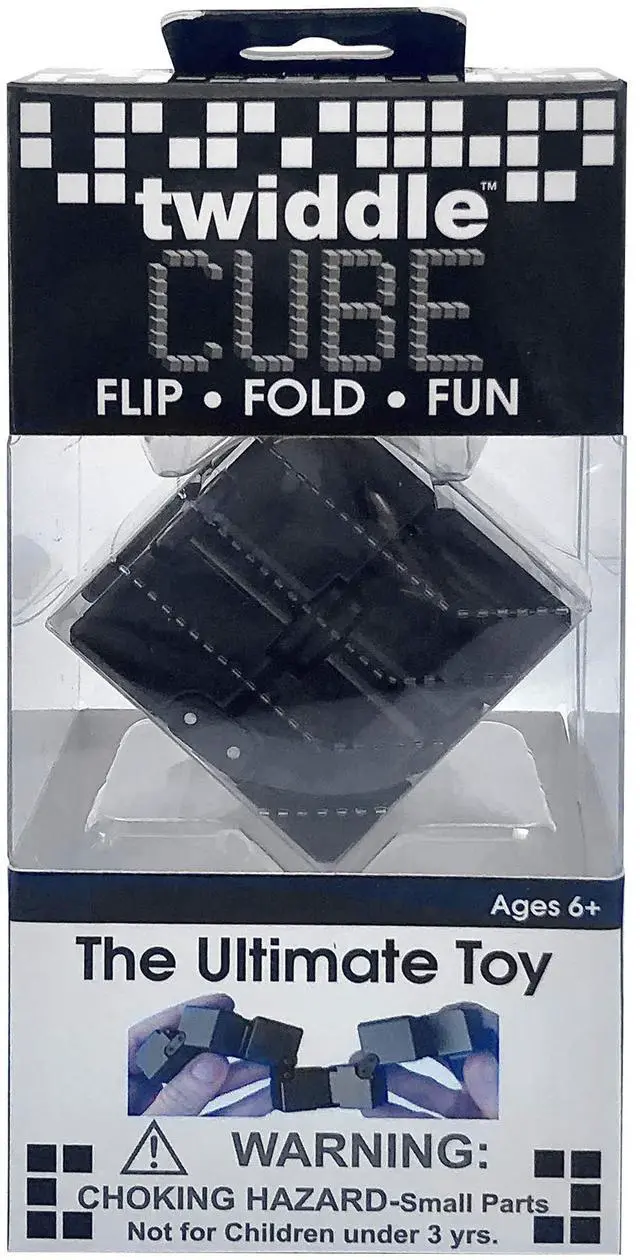 Main image of Zorbitz Twiddle Cube Black Fidget Toy