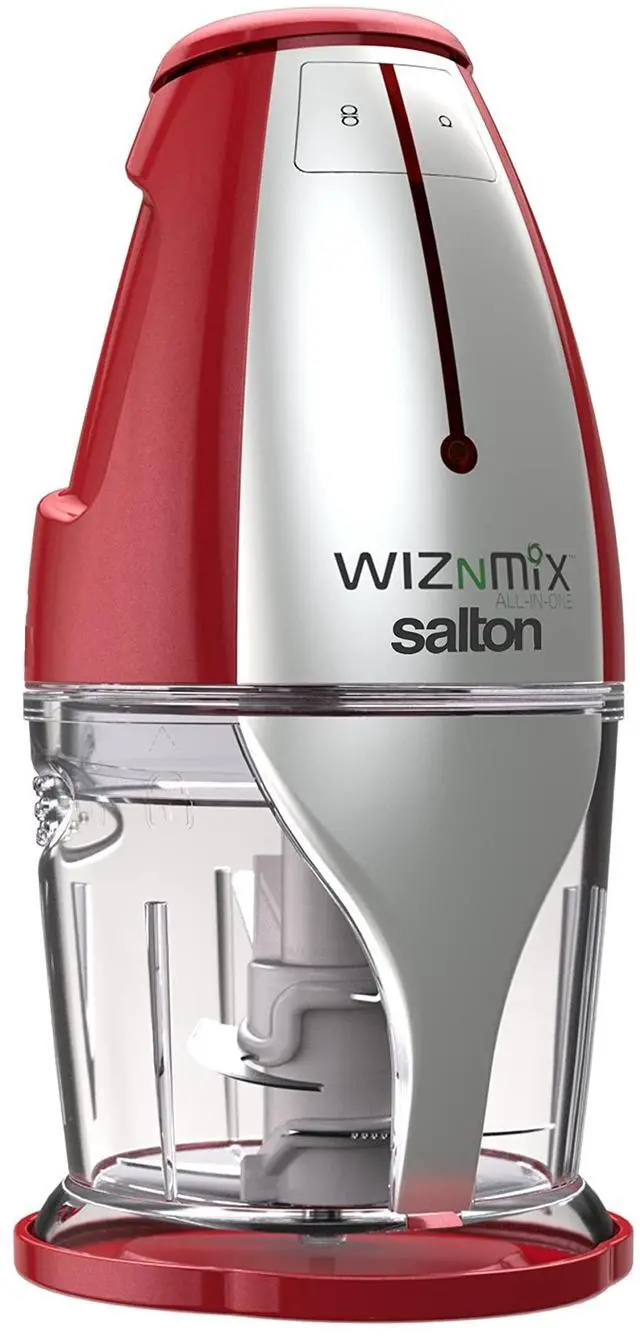 Main image of Salton WizNMix Food Processor 750ml Red