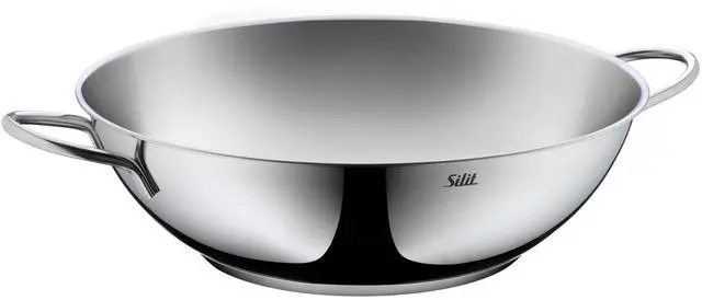 Main image of Silit Wok Pan 32cm Stainless Steel