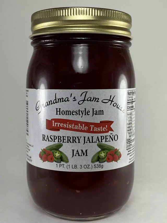 Main image of Grandma's Jam House Raspberry Jalapeno Jam 1 Pint
