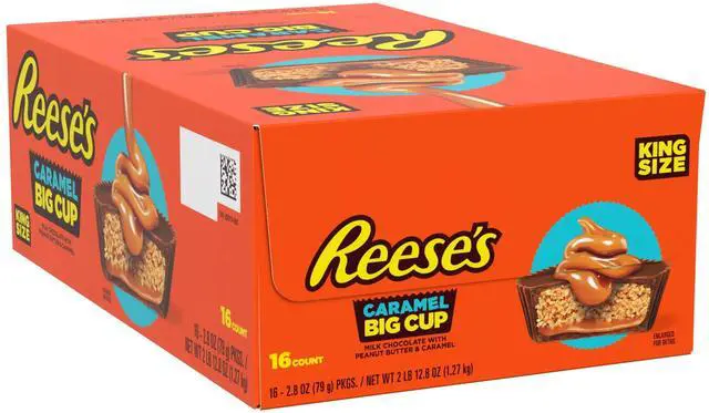 Main image of REESE'S Big Cup Caramel Milk Chocolate King Size 2.8 oz