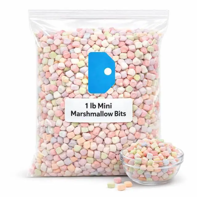 Main image of Dehydrated Mini Marshmallow Bits 1 lb Bulk