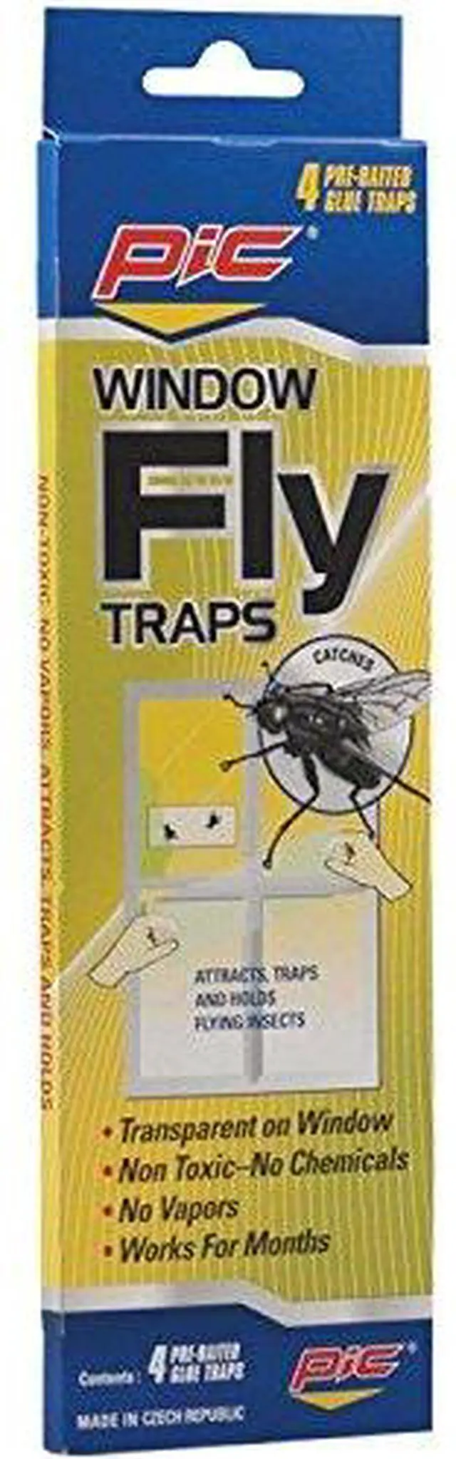 Main image of PIC FTRP Window Fly Traps, 4ct, 2 Pack