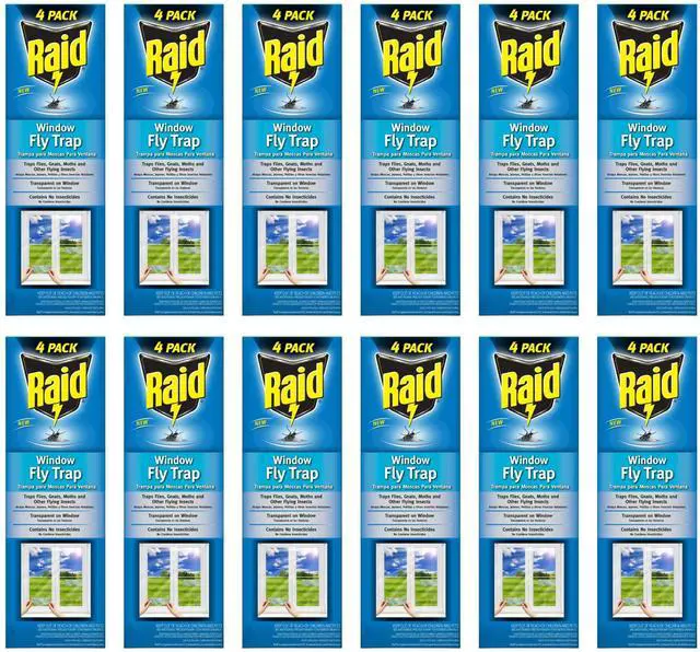 Main image of Raid Transparent Window Fly Trap 12 Pack
