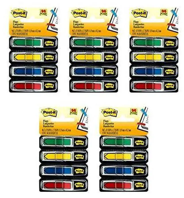 Main image of Post-it Arrow Flags 684-ARR3, 4 Pack, 0.47 in Wide