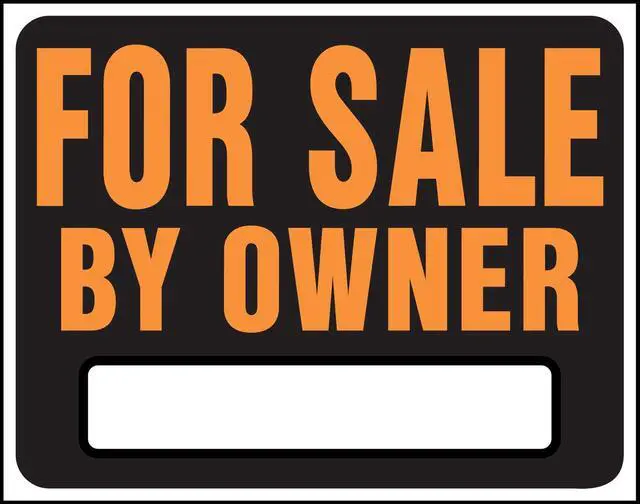 Main image of Hy-Ko For Sale By Owner Sign SP-101 14x18 in