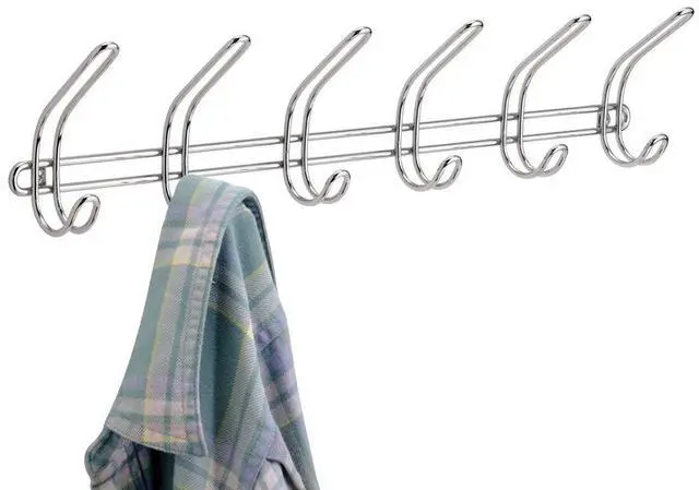 Main image of iDesign Over-the-Door Rack Chrome 19.9