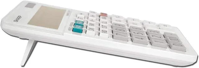Alt view image 3 of 20 - Sharp Calculators EL-334WB Business Calculator, White 4.0