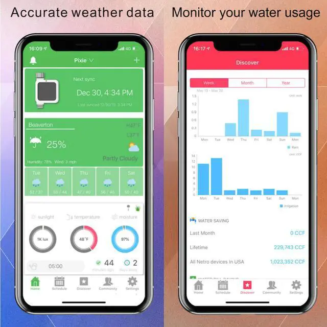 Alt view image 4 of 5 - Netro Pixie Smart Hose Faucet Timer, WiFi, Solar Powered, Weather Aware