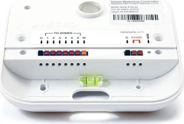 Alt view image 3 of 6 - Netro Sprite Smart Sprinkler Controller, 6-Zone, WiFi, Weather aware, Remote control, Amazon Alexa and Google Home compatible