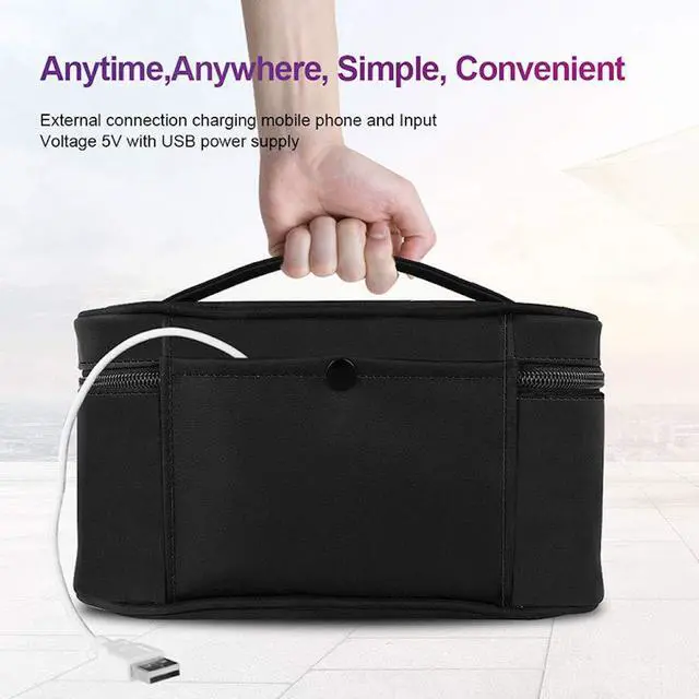 Alt view image 5 of 6 - UVILIZER Bag - UV Light Sanitizer & Ultraviolet Sterilizer Box (Portable UV-C Cleaner for Home, Car, Travel | UVC LED Disinfection Lamp for Phone, Keys, Baby Items | Kill Germs, Bacteria, Virus | USA)