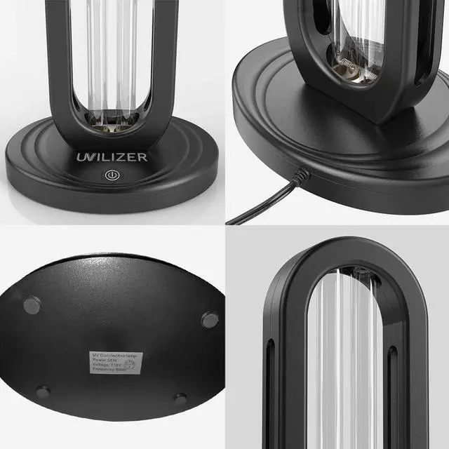 Alt view image 7 of 7 - UVILIZER Tower - UV Light Sanitizer & Ultraviolet Lamp with Remote Control (UV-C Cleaner for Home, Room, Office | 38W UVC Disinfection Bulb | Kill Germs, Bacteria, Virus, Dust | USA)