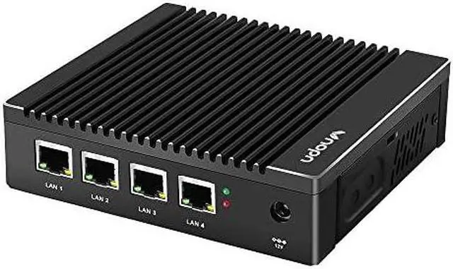 Main image of Vnopn Micro Firewall Appliance 4 Intel i226 NIC Ports Fanless Mini PC, Network Gateway Soft Router Mini Computer Intel N3700 Quad Core, Support AES-NI, Barebone, NO RAM/Storage, NO WiFi, NO System