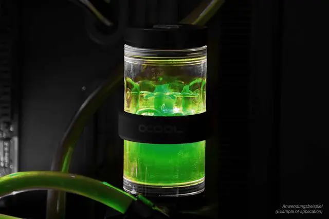 Alt view image 3 of 11 - Alphacool Eiswasser Crystal Premixed PC Coolant (for Long-term Use), 1000ml, Green