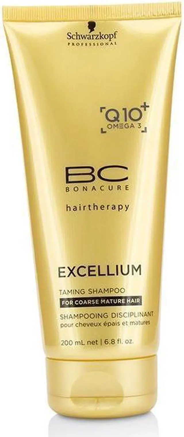 Alt view image 2 of 4 - Schwarzkopf - BC Excellium Q10+ Omega 3 Taming Shampoo (For Coarse Mature Hair) 200ml/6.8oz