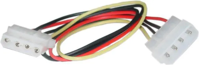 Alt view image 2 of 3 - Cable Wholesale 4 Pin Molex Extension Cable, 5.25 inch Male to 5.25 inch Female, 12 inch