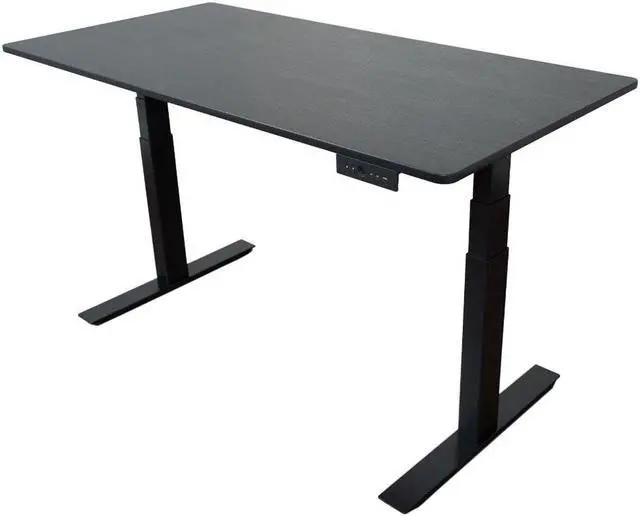 Alt view image 7 of 20 - Electric Standing Desk in Black (59 in. W x 29 in. D x 45 in. - 29 in. H)