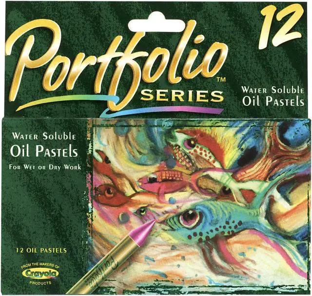 Alt view image 5 of 8 - Crayola Portfolio Pastels 12/Pkg-Assorted Colors